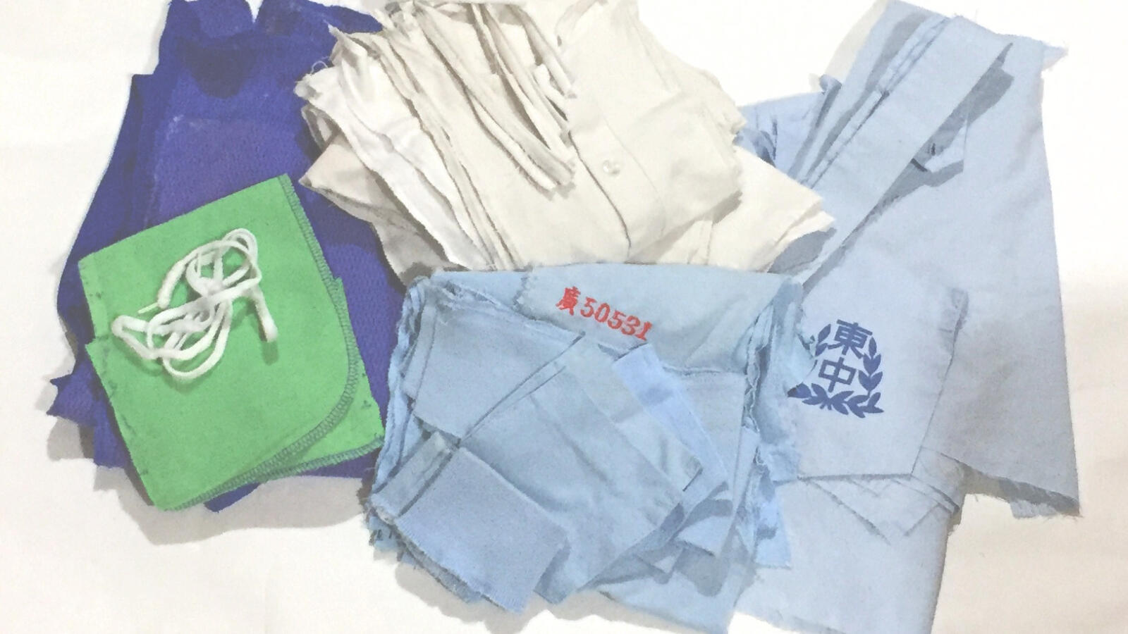 WHO'S UNIFORM Taiwanese school shirt worn in a different cultural context.